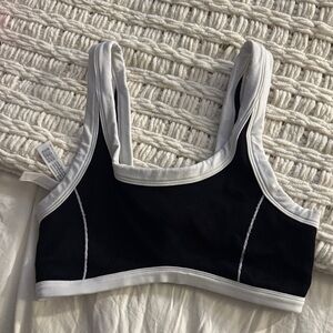 VS PINK Women's Black and White Sports Bra